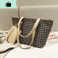 上新女包大包包韩版复古格子单肩子母包春夏超火大容量托特手提包NEW LAKE女士单肩包