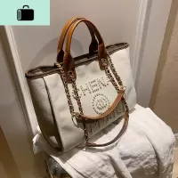 网红质感包包女2020夏季新款潮百搭大容量手提珍珠链条单肩托特包NEW LAKE女士单肩包