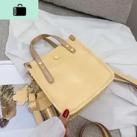 高级感包包女2020新款韩版时尚休闲托特包百搭宽肩带单肩斜挎女包NEW LAKE女士单肩包