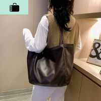 复古软包包女包2020新款潮韩版百搭质感大容量单肩大包时尚托特包NEW LAKE女士单肩包