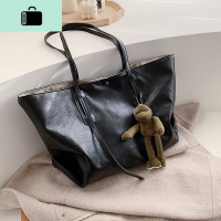 网红休闲简约大容量包包女2020新款韩版时尚手提包百搭单肩托特包NEW LAKE女士单肩包