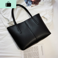 高级感包包女包新款2020潮大容量单肩包洋气质感简约托特包手提包NEW LAKE 黑色女士单肩包