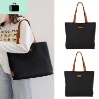 夏天夏季黑色单肩大包包女2020新款潮百搭大容量手提牛津纺托特包NEW LAKE女士单肩包