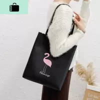 大包包女2020新款时尚百搭托特包学生手提袋pu皮大容量韩版单肩包NEW LAKE女士单肩包