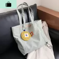 大容量包包2020新款潮时尚流行帆布包百搭ins女单肩包网红托特包NEW LAKE女士单肩包