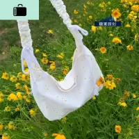 腋下包女包2020流行新款潮百搭小雏菊单肩包斜挎托特包ins超火包NEW LAKE 白色收藏关注女士单肩包