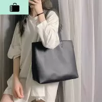 包包女大容量购物包2020流行新款手提包简约时尚托特包百搭单肩包NEW LAKE女士单肩包