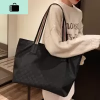 女包包牛津布包新款潮通勤托特包袋欧美简约时尚大容量手提单肩包NEW LAKE女士单肩包