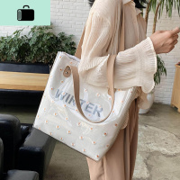 夏天的透明包包女大容量2020新款网红时尚潮流洋气单肩手提托特包NEW LAKE女士单肩包