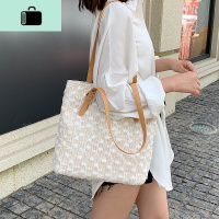 大容量女士包包2020夏季新款潮时尚百搭ins蕾丝单肩包网红托特包NEW LAKE女士单肩包