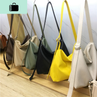 小脏柜 港风ins文艺软皮托特包简约纯色轻便单肩包斜挎包腋下包女NEW LAKE女士单肩包