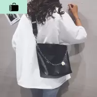质感包包女2020新款ins网红简约大容量托特包纯色手提单肩斜挎包NEW LAKE女士单肩包