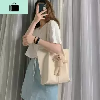 包包女2020新款潮韩版可爱少女手提包百搭大容量托特包时尚单肩包NEW LAKE女士单肩包