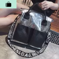 大包包女2020新款潮韩版复古手提大容量托特包百搭宽带单肩斜挎包NEW LAKE女士单肩包