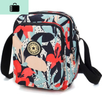 2019夏季新款女士单肩斜挎包日韩花布小包包手机包牛津纺休闲潮包NEW LAKE女士单肩包