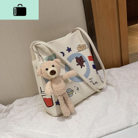 女士小包包2020流行新款潮夏季ins百搭手提单肩包网红涂鸦水桶包NEW LAKE女士单肩包