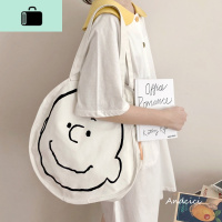 原创SNOPPY设计款~帆布包单肩包男女学生书包大容量手提袋购物袋NEW LAKE女士单肩包
