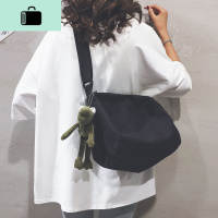 大容量包包女2020新款休闲百搭宽带单肩包潮韩版简约帆布袋斜挎包NEW LAKE女士单肩包