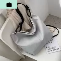 高级感包包洋气大容量托特大包女2019年新款大学生上课斜挎包软皮NEW LAKE女士单肩包