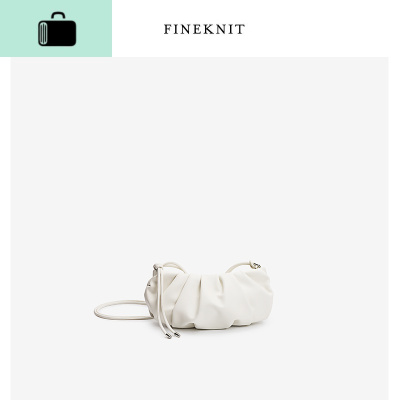 云朵包饺子包褶皱小包包2020新款潮夏天单肩斜挎包女软皮NEW LAKE女斜挎包