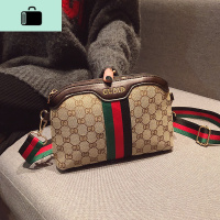 今年流行的小包包2020新款超火斜挎包韩版时尚百搭ins单肩贝壳包NEW LAKE 咖啡色女斜挎包