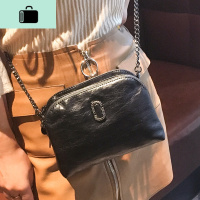 女包包贝壳包2020韩版新款斜跨小包百搭复古链条包时尚单肩斜挎包NEW LAKE女斜挎包