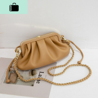 小包包2020新款百搭皮女包网红时尚单肩斜挎包链条饺子包云朵包NEW LAKE女斜挎包