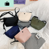 日系斜挎包女2020新款男包包单肩包饺子包简约通勤尼龙包百搭休闲NEW LAKE女斜挎包