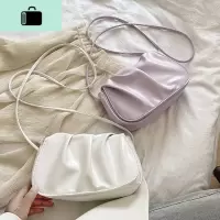 网红小包包2020新款斜挎包潮女百搭ins云朵包chic平替褶皱单肩包NEW LAKE女斜挎包