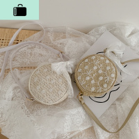 迷你小包包女ins韩版小清新蕾丝百搭斜挎包甜美风洋气单肩小圆包NEW LAKE女斜挎包
