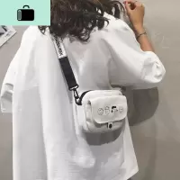 韩国ins可爱卡通斜挎包女 日系学院风原宿单肩包学生帆布包小包包NEW LAKE女斜挎包