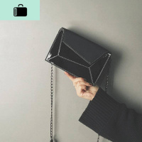 ins森系小包包女2020新款韩版百搭chic链条复古斜挎包小黑包NEW LAKE女斜挎包