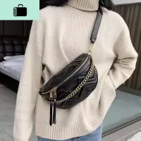 包包网红质感胸包腰包女2020秋冬新款韩版百搭ins时尚单肩斜挎包NEW LAKE女斜挎包