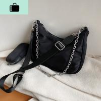 春夏洋气包包女2020流行新款潮韩版百搭斜挎包休闲简约时尚单肩包NEW LAKE 黑色女斜挎包