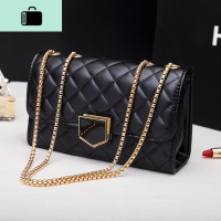 包包女2020新款潮韩版百搭菱格链条包单肩斜挎包简约大气迷你女包NEW LAKE女斜挎包