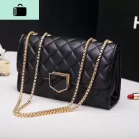 包包女2020新款潮韩版百搭菱格链条包单肩斜挎包简约大气迷你女包NEW LAKE女斜挎包