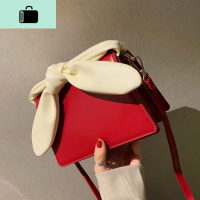 ins斜挎包复古女包2020新款时尚纯色小方包港风休闲时尚潮单肩包NEW LAKE女斜挎包