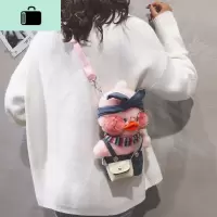 毛绒包包女包新款2020可爱玻尿酸鸭卡通包链条玩偶丑萌单肩斜挎包NEW LAKE女斜挎包