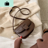 港风复古包包女2019新款韩版单肩马鞍包秋冬定型斜挎包女百搭insNEW LAKE女斜挎包