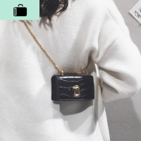 港风复古小方包春夏迷你小包包女2020新款潮斜挎包网红小黑包简约NEW LAKE女斜挎包