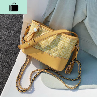 网红小包包洋气女包2020夏天新款潮时尚粗麻斜挎包百搭单肩流浪包NEW LAKE女斜挎包