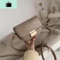 高级感小包包女2020新款潮韩版百搭质感单肩斜挎包网红时尚马鞍包NEW LAKE女斜挎包