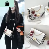 上新小包包女2020新款潮韩版百搭手提时尚夏季女士单肩简约斜挎包NEW LAKE女斜挎包