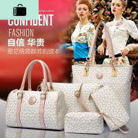 女包2020新款包包潮子母包六件套时尚印花百搭单肩斜挎包小手提包NEW LAKE女斜挎包