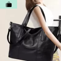 妈妈包包女2020新款百搭大气单肩包大容量春夏软皮大包女包斜挎包NEW LAKE女斜挎包