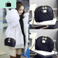 迷你小包包女新款2020韩版潮百搭时尚链条蹦迪斜挎包质感菱格黑包NEW LAKE女斜挎包