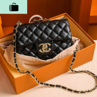 小方包女2020新款皮链条包单肩斜挎包女大容量菱格时尚百搭网红NEW LAKE女斜挎包