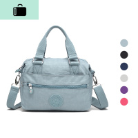 尼龙布防水斜挎包女百搭简约小单肩手提多层口袋轻便简约休闲旅行NEW LAKE女斜挎包