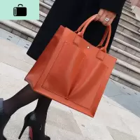 单肩大包包女2020新款潮手提包女托特包韩版简约百搭斜挎包大容量NEW LAKE女斜挎包