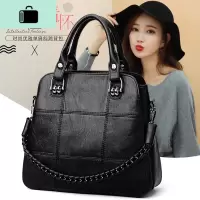 大包包女2019夏季新款软皮手提包时尚大气简约百搭单肩斜挎包女包NEW LAKE女斜挎包